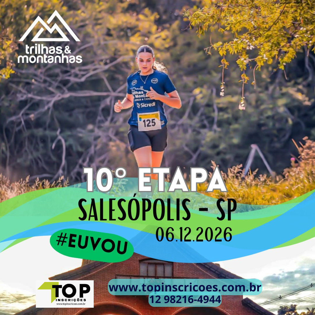 Circuito Trilhas & Montanhas SP 2026 – 10ª etapa SALESÓPOLIS