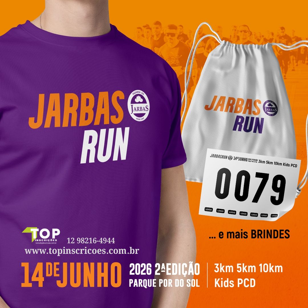 2ª CORRIDA PADARIA DO JARBAS 2026 – TAUBATÉ/SP