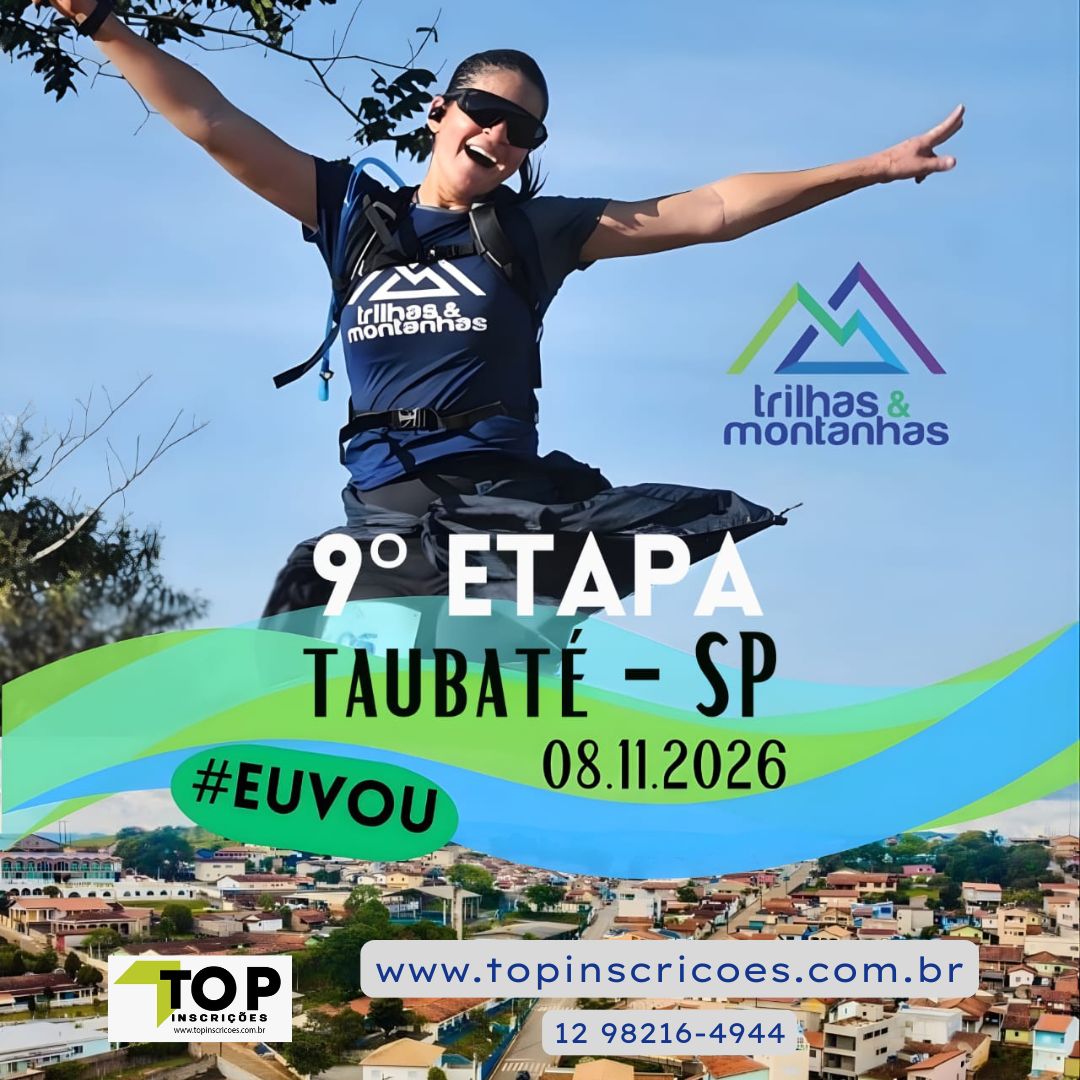 Circuito Trilhas & Montanhas SP 2026 – 9ª etapa Taubaté