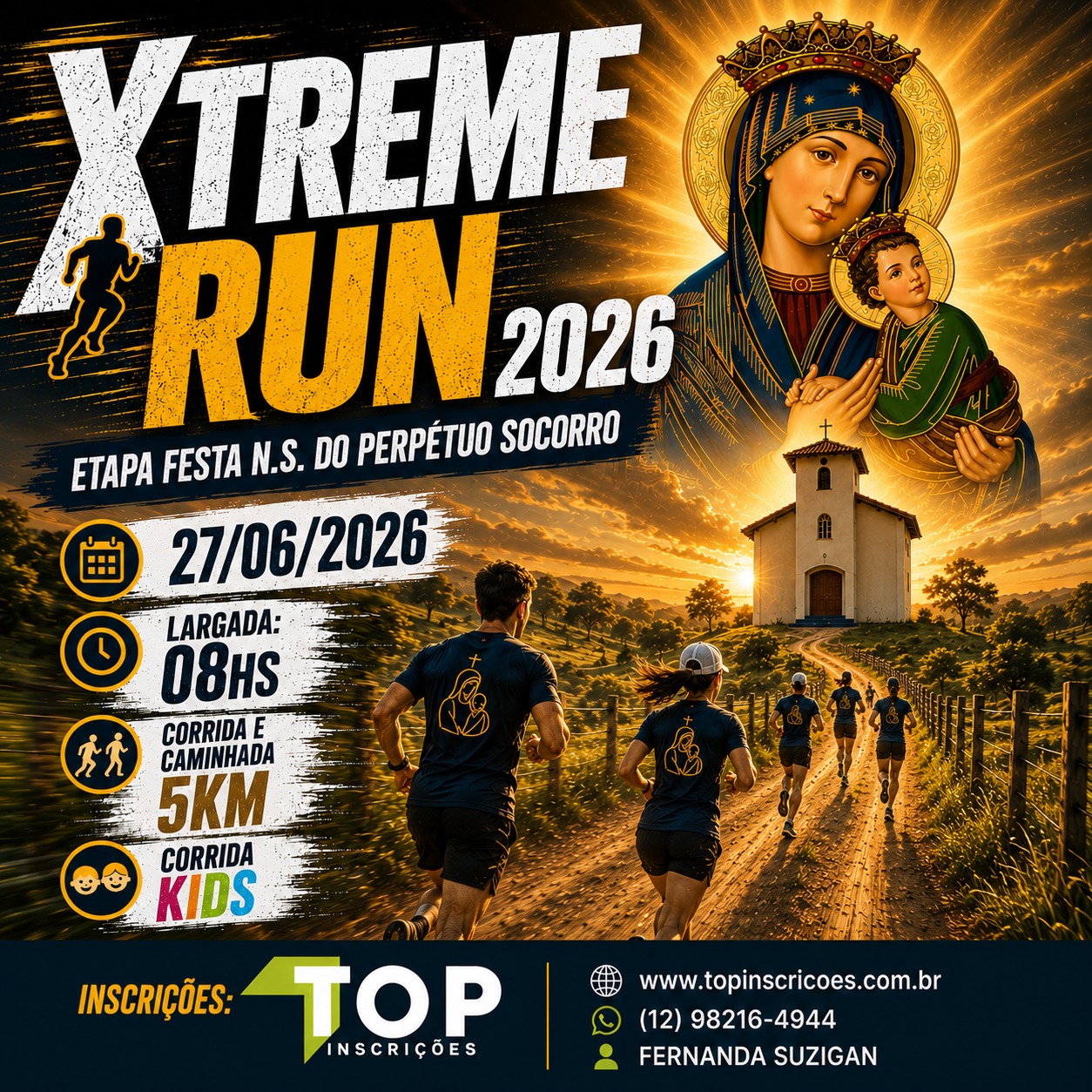 CORRIDA XTREME RUN – 2026- ETAPA FESTA N.S. PERPETUO SOCORRO-POTIM