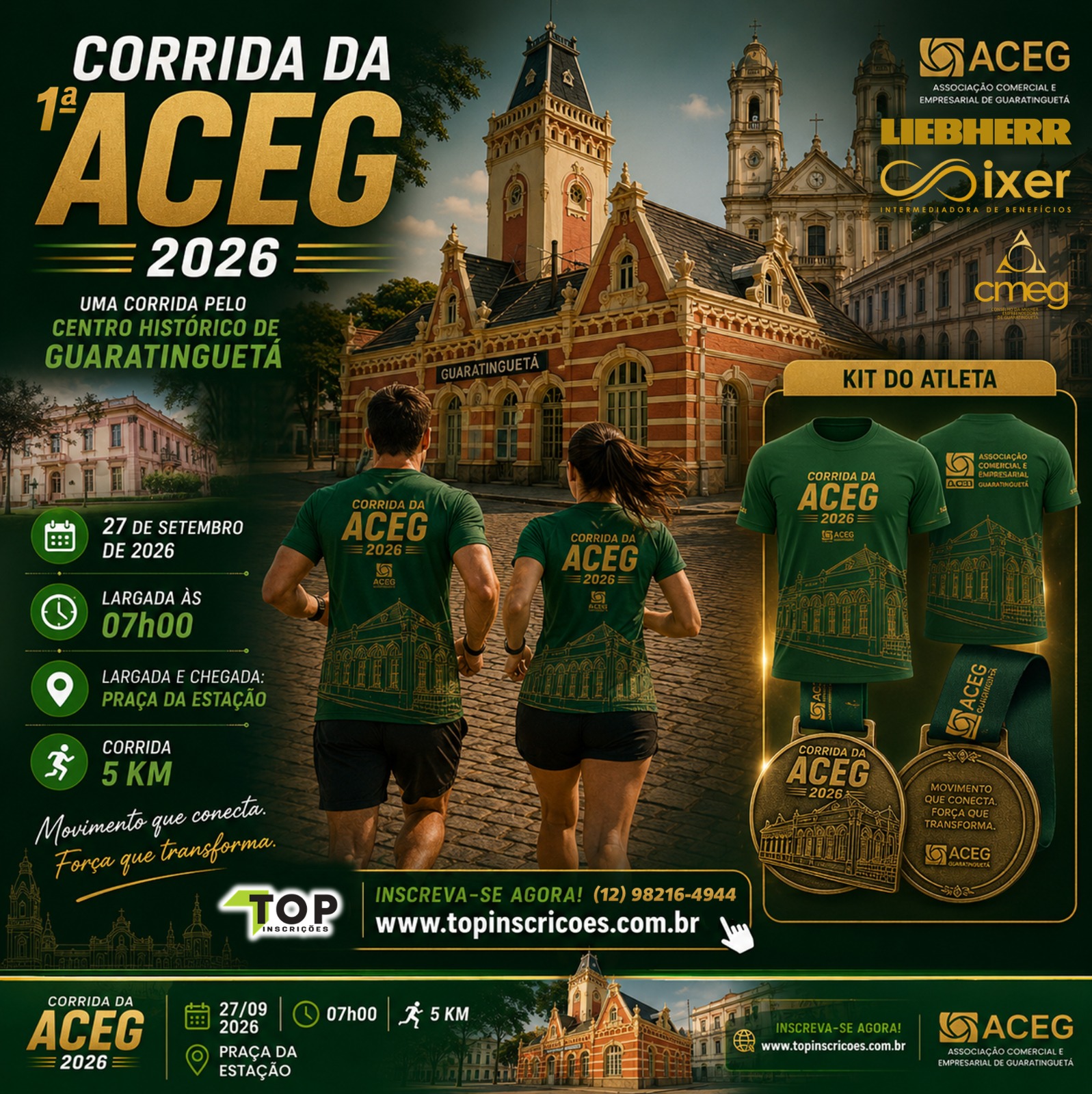 1ª Corrida da ACEG 2026 – Guaratinguetá/SP