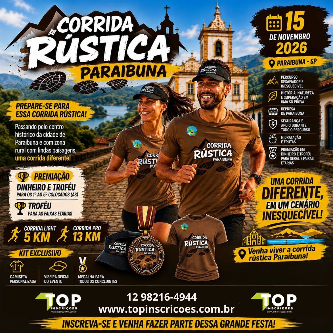 1ª Corrida Rústica Paraibuna Smidi Bike Cicloturismo