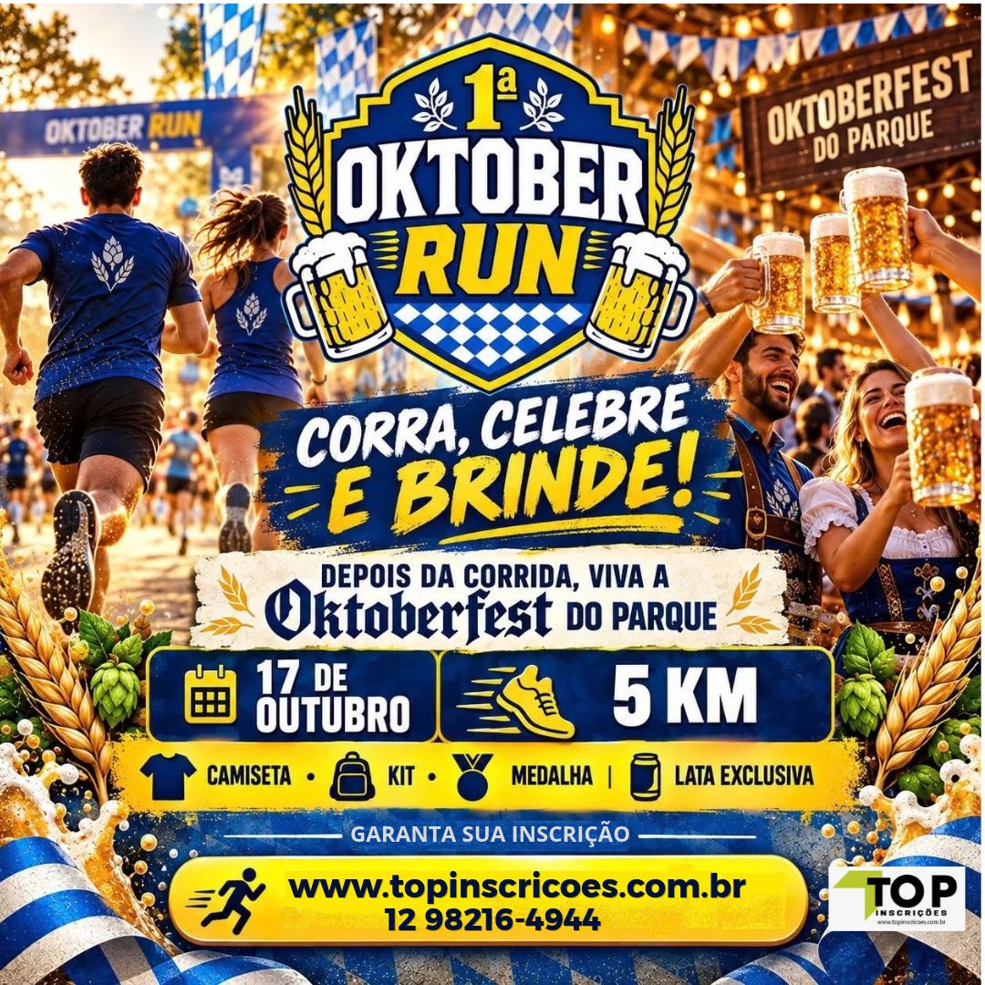 1ª OKTOBER RUN 2026 – TAUBATÉ/SP