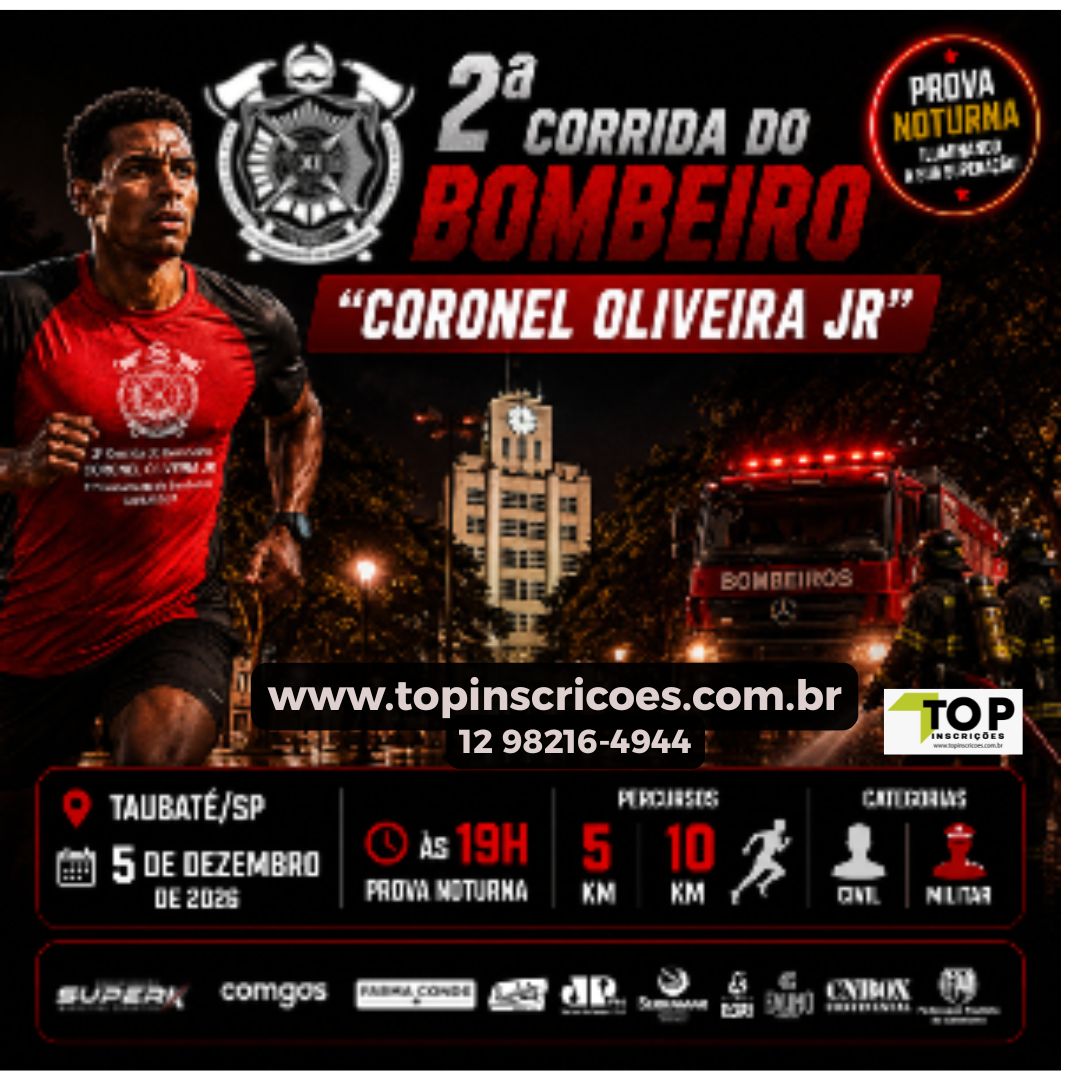 2ª CORRIDA CORONEL OLIVEIRA JUNIOR 2026 – Taubaté